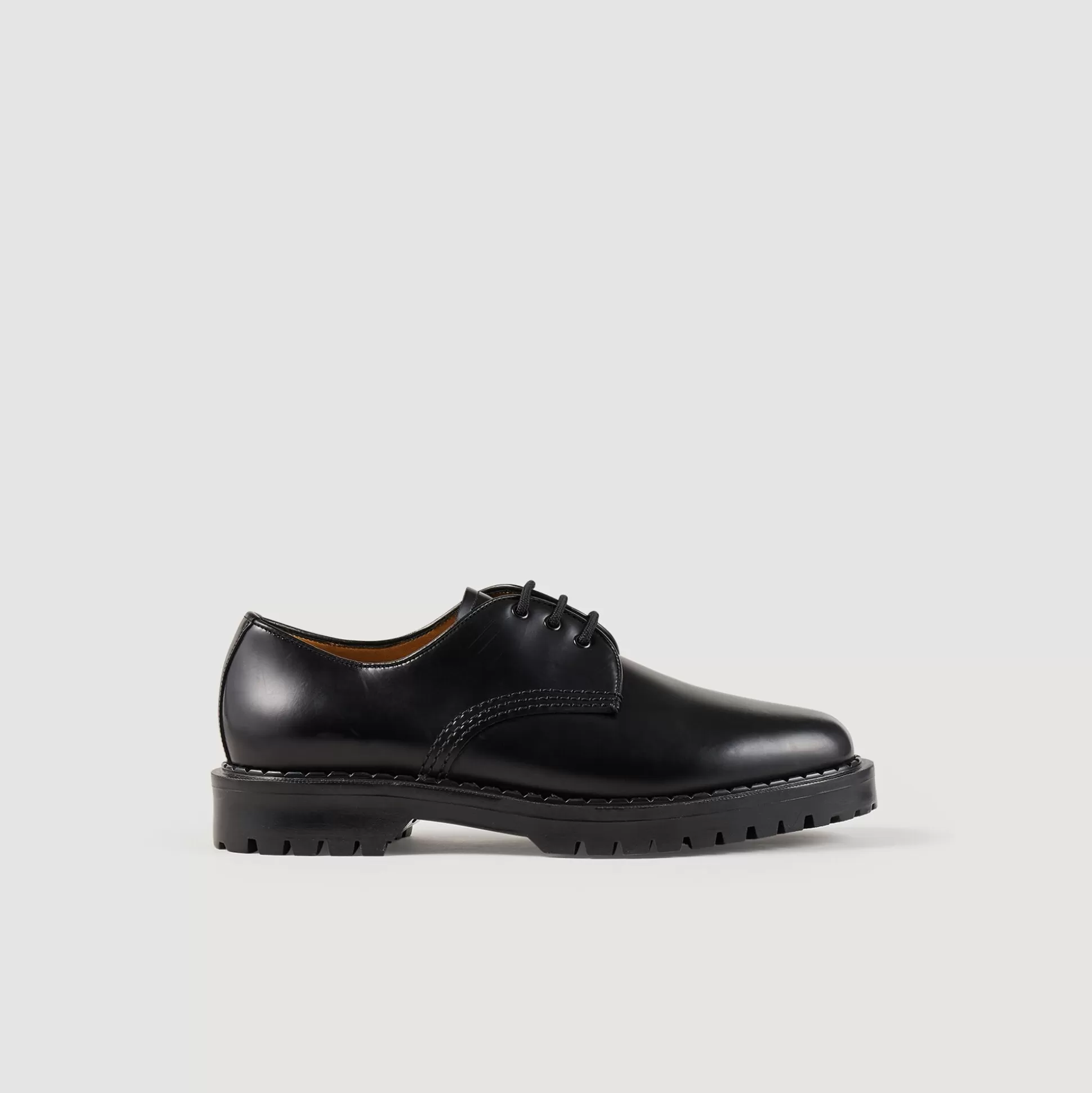 Stadtschuhe>Sandro Derby-Schuhe Mit Spikes Schwarz