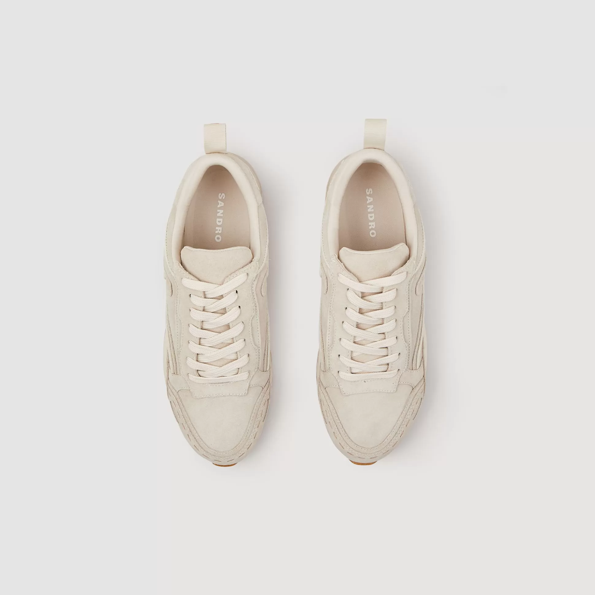 Sneakers>Sandro Flame Sneaker Beige