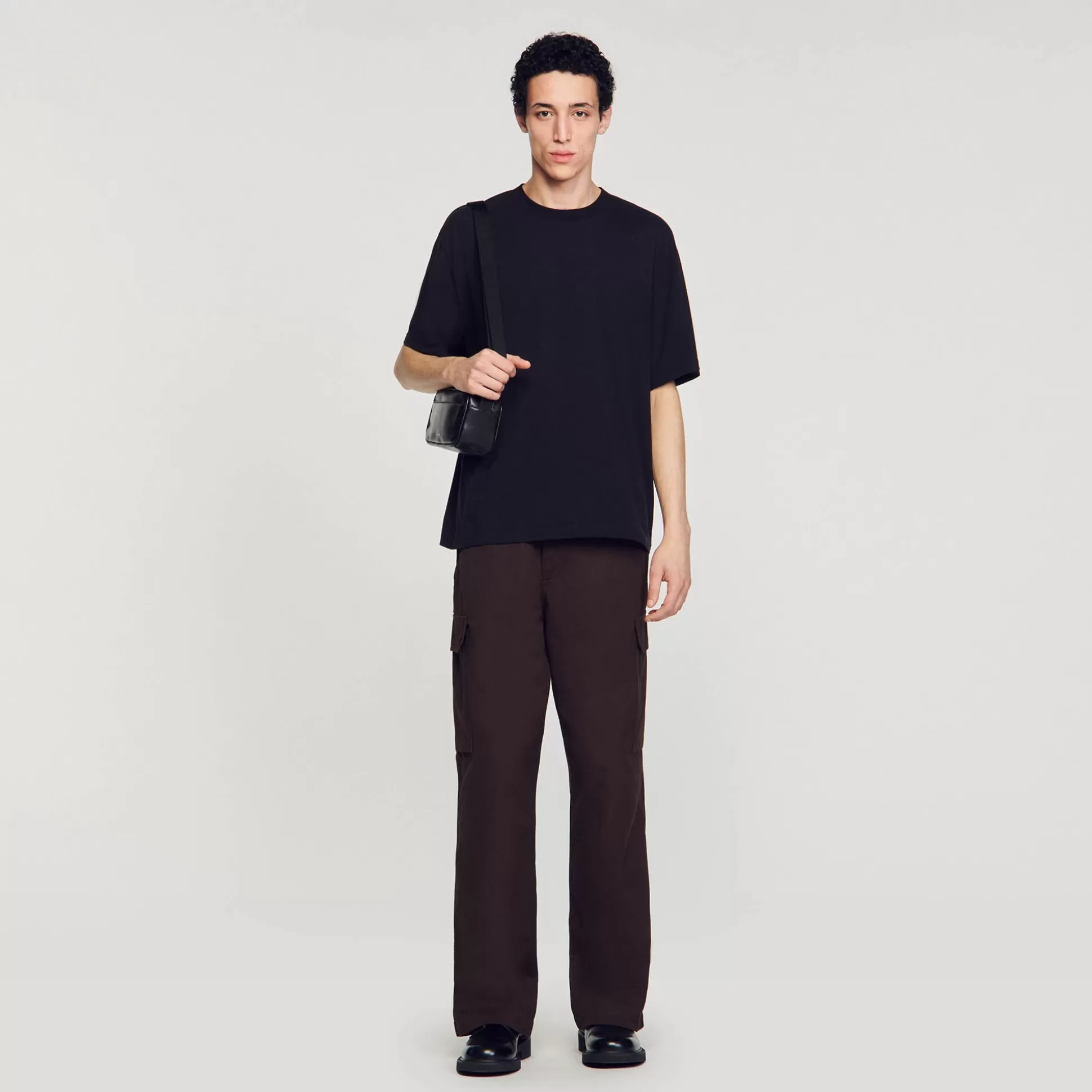 T-Shirts & Polos>Sandro Oversize-T-Shirt Schwarz