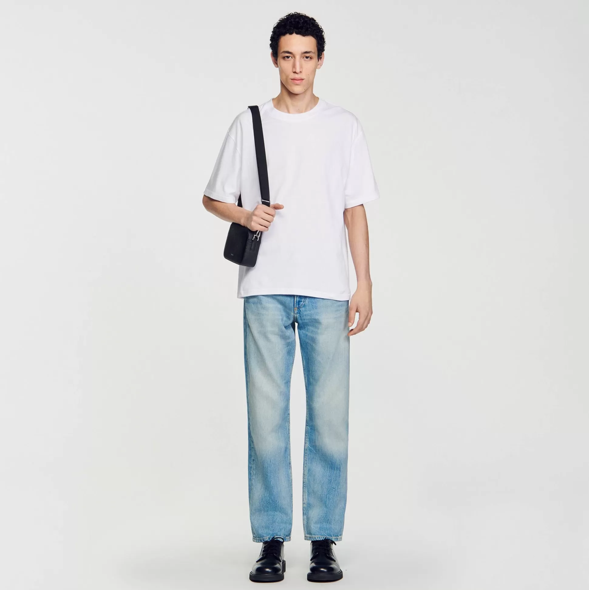 T-Shirts & Polos>Sandro Oversize-T-Shirt Weiß