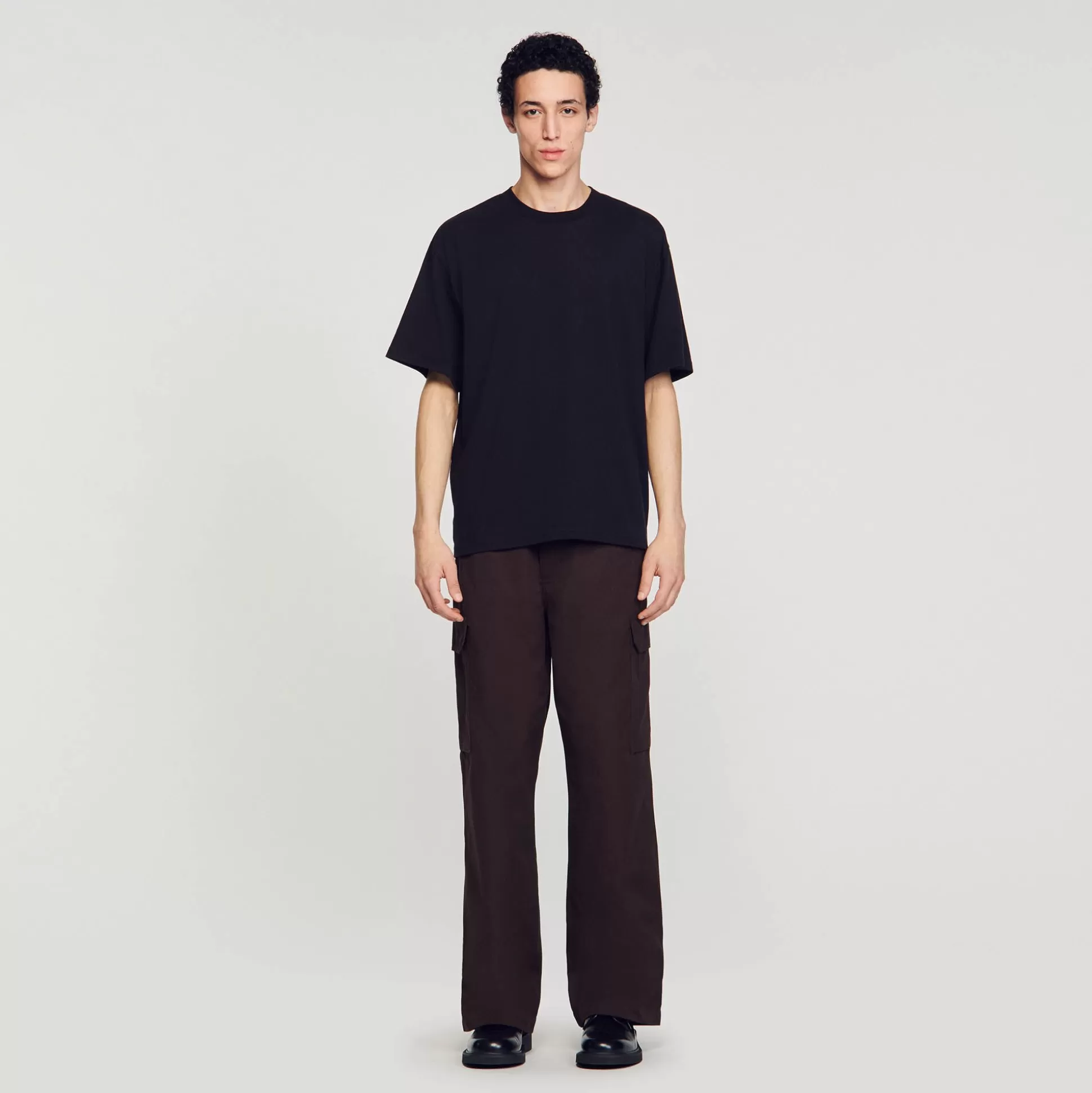 T-Shirts & Polos>Sandro Oversize-T-Shirt Schwarz