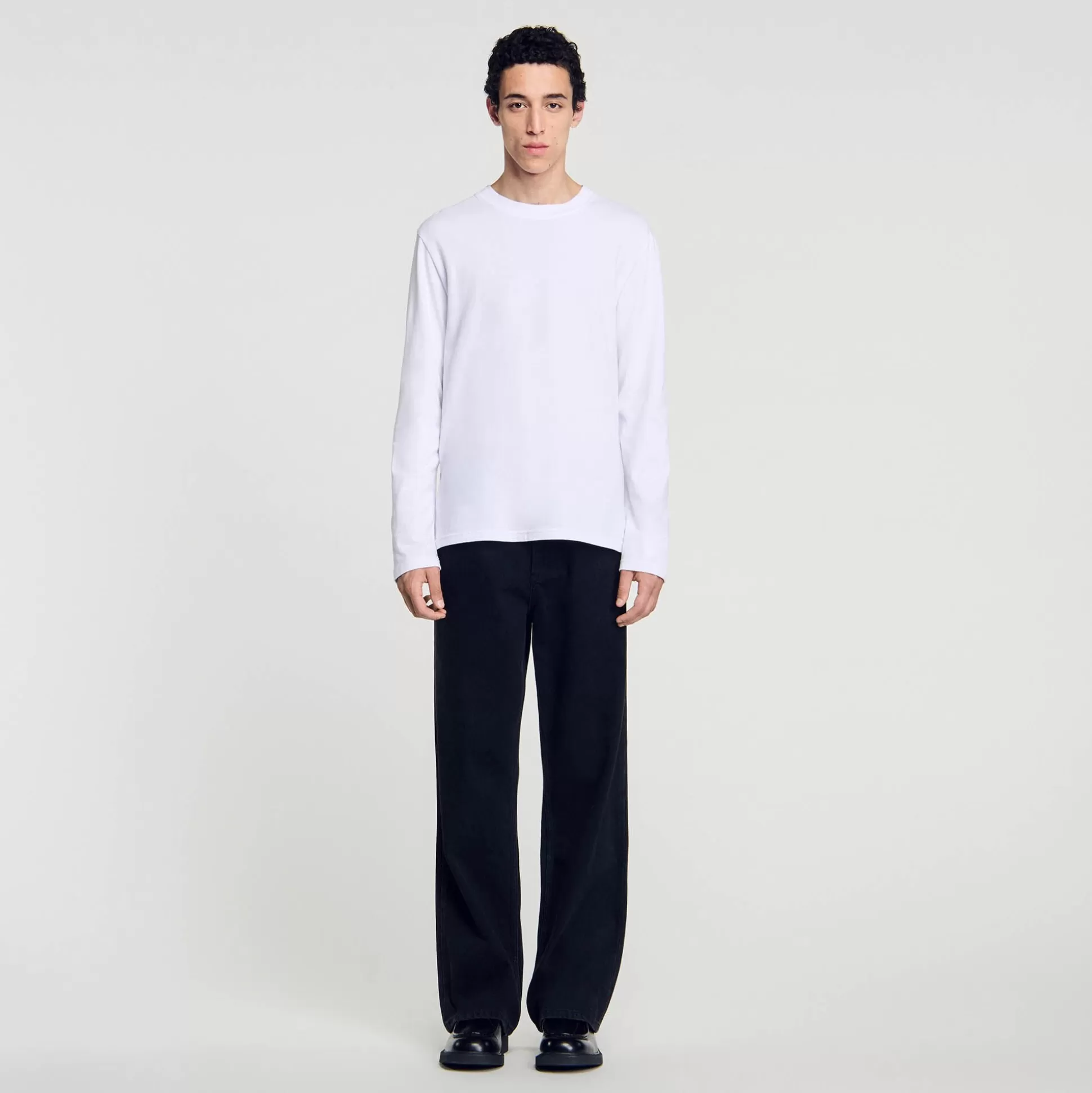 T-Shirts & Polos>Sandro Oversize-T-Shirt Weiß