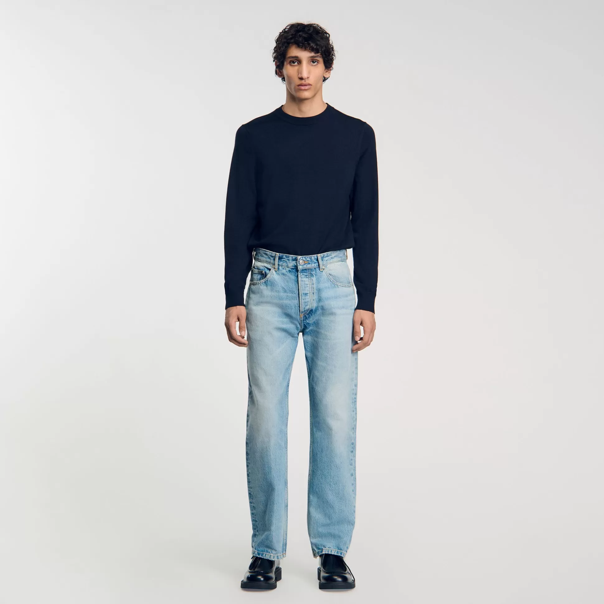 Jeans>Sandro Regular Fit Jeans denim