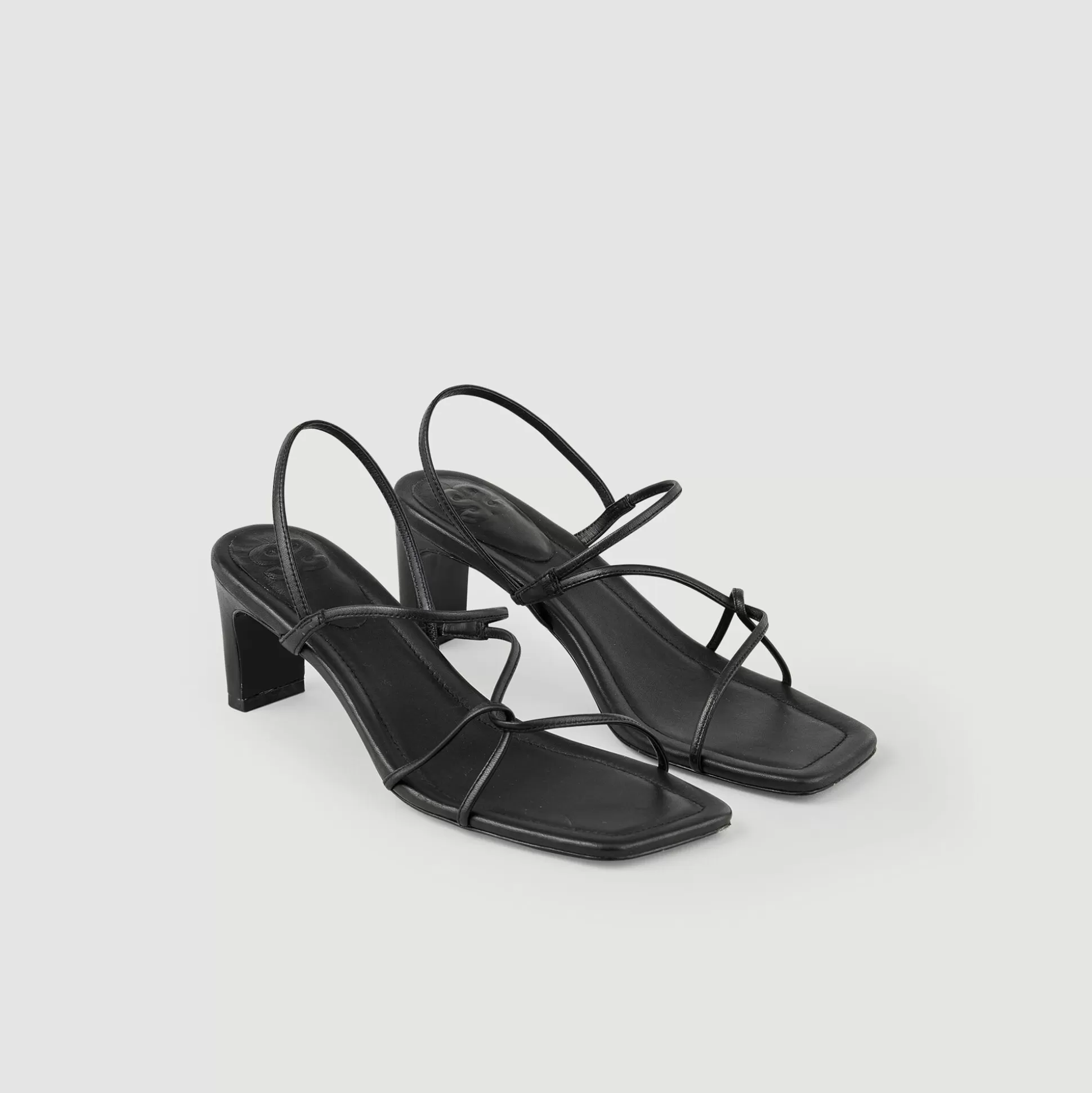 Sandalen Mit Absätzen | Absatzsandalen>Sandro Sandalen Mit Riemchen Schwarz