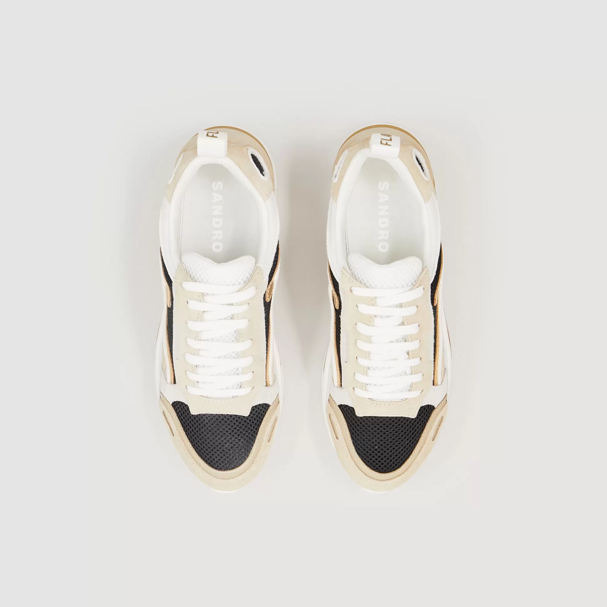 Sneakers>Sandro Sneaker Flame Gold