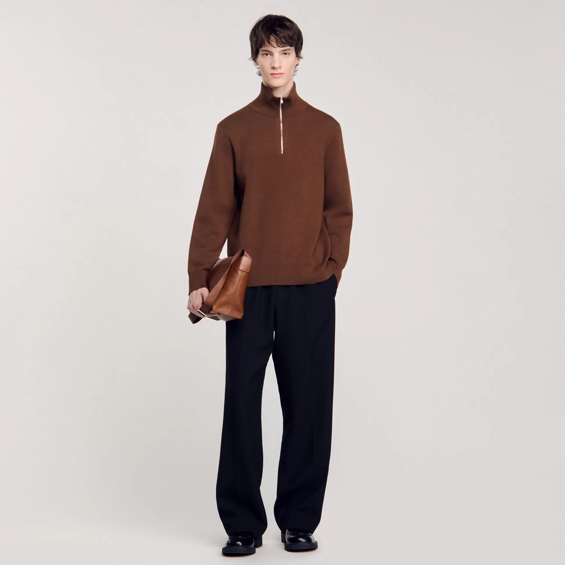 Pullovers & Cardigans>Sandro Troyer-Pullover Karamell