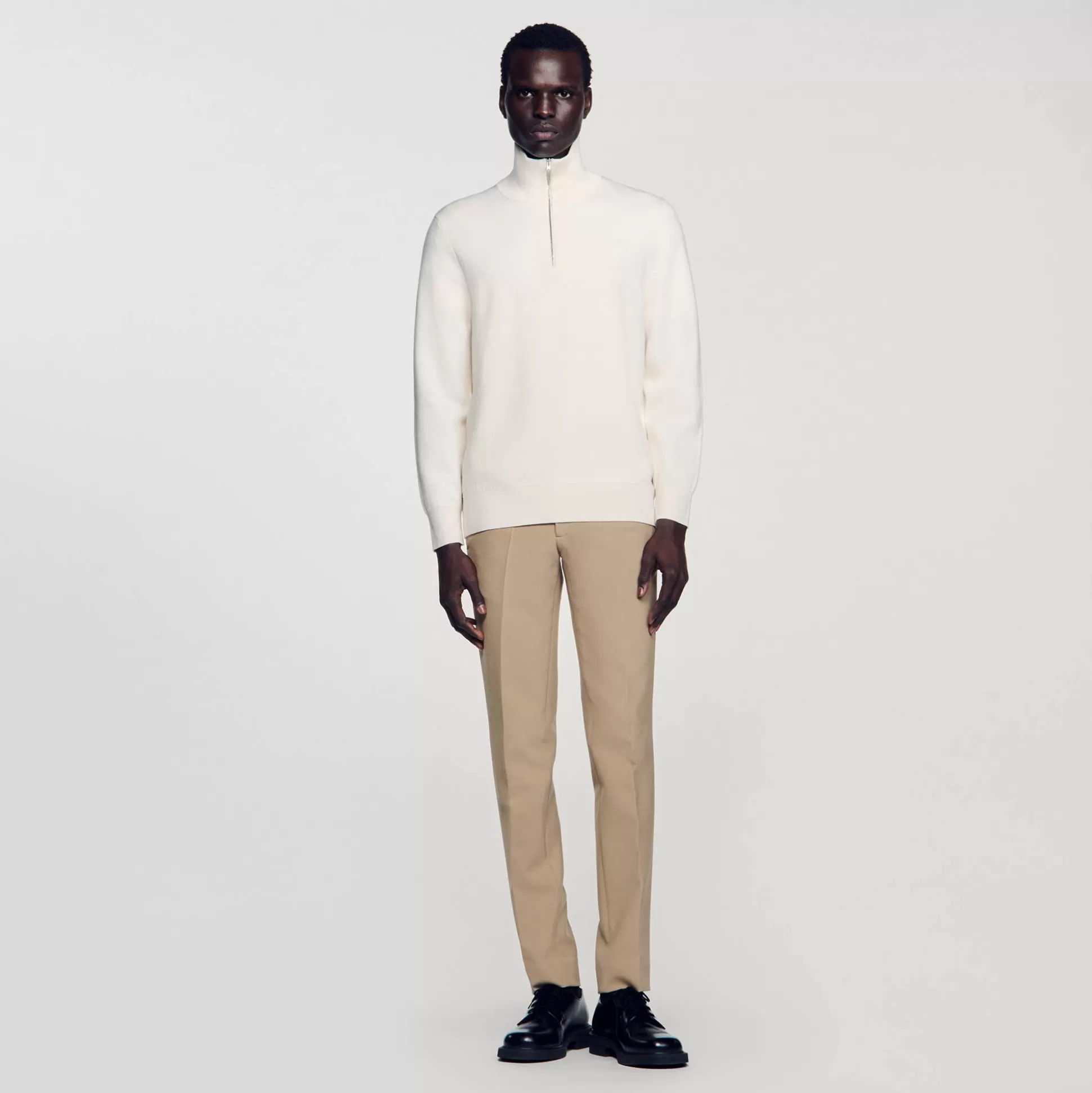 Pullovers & Cardigans>Sandro Troyer-Pullover Ecru