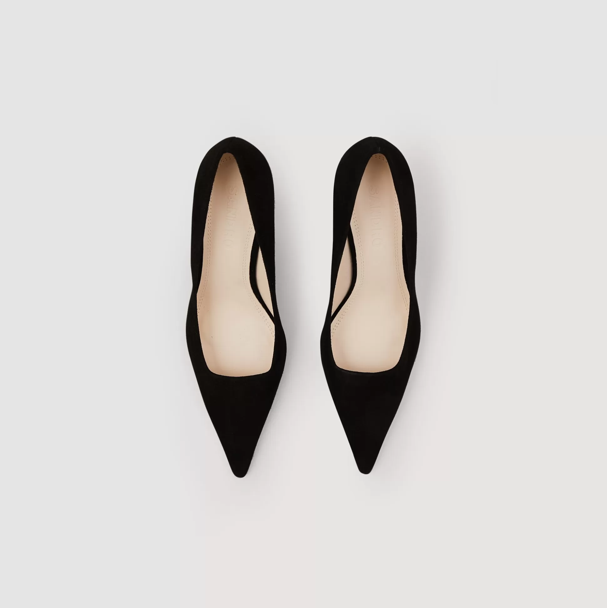 Pumps>Sandro Wildlederpumps Schwarz